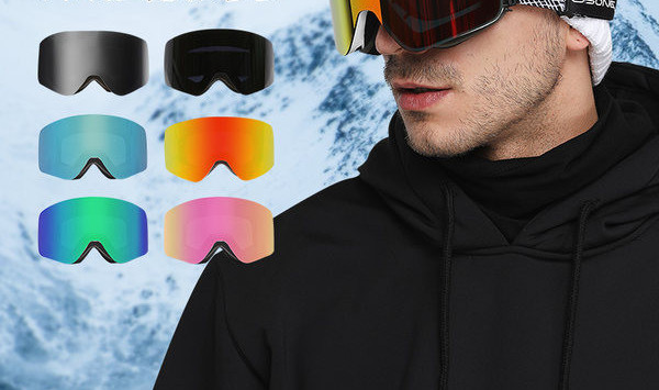 Γυαλιά σκι διπλού στρώματος για άνδρες και γυναίκες, αντι-ομίχλη