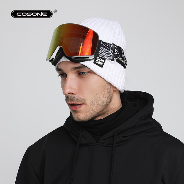 Γυαλιά σκι διπλού στρώματος για άνδρες και γυναίκες, αντι-ομίχλη