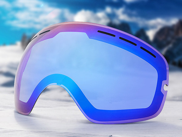 Γυαλιά σκι για άνδρες και γυναίκες με διπλούς στρώσεις αντιθαμβωτικούς φακούς, πολωμένοι