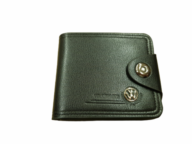 Men`s wallet Ahelos, Faux leather, Vertical, Black