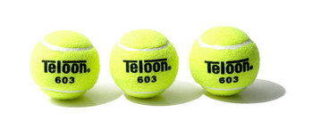 Μπάλες τένις σε πράσινο χρώμα 3 κομμάτια σε σετ