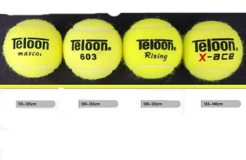 Μπάλες τένις σε πράσινο χρώμα 4 τεμ σε συσκευασία