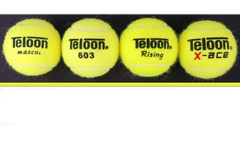 Μπάλες τένις σε πράσινο χρώμα 4 τεμ σε συσκευασία