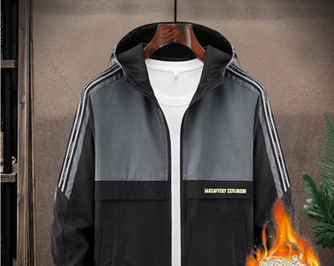 Geaca casual barbatesc cu gluga si buzunare in mai multe culori