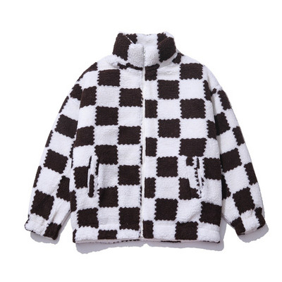 Ανδρικό μπουφάν casual με φερμουάρ και ψηλό γιακά