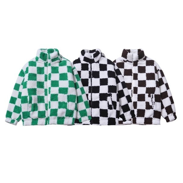 Ανδρικό μπουφάν casual με φερμουάρ και ψηλό γιακά