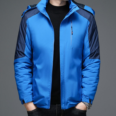 Χειμερινό ανδρικό μπουφάν με κουκούλα