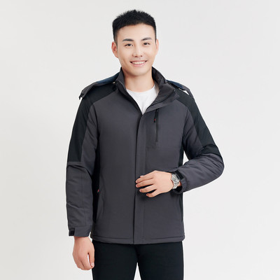 Ανδρικό μπουφάν νέο μοντέλο με κουκούλα και φερμουάρ