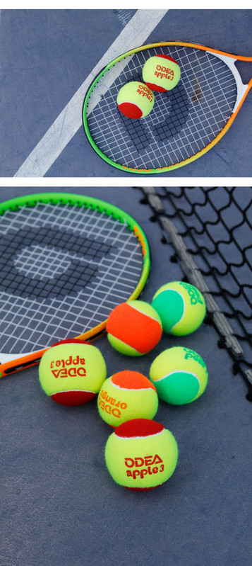 Μπάλες τένις σε πορτοκαλή χρώμα 12 κομμάτια σε σετ 