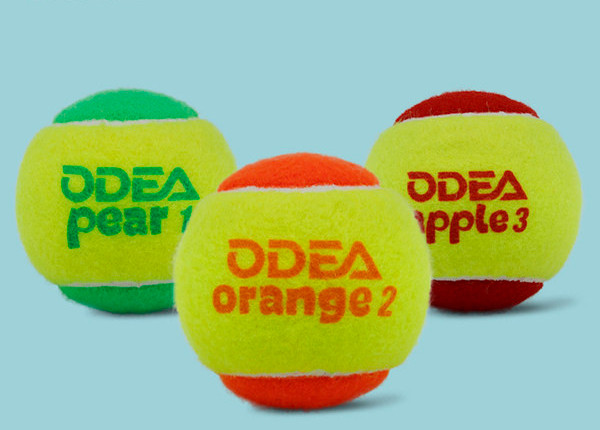 Tennis balls 12 pieces in a set of orange