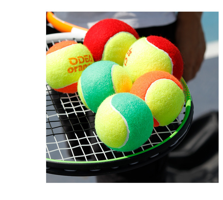 Μπάλες τένις σε πορτοκαλή χρώμα 12 κομμάτια σε σετ 