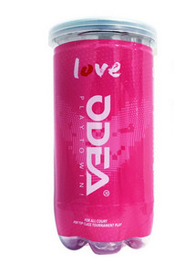 Μπάλες τένις σε ροζ χρώμα - 2 τεμάχια