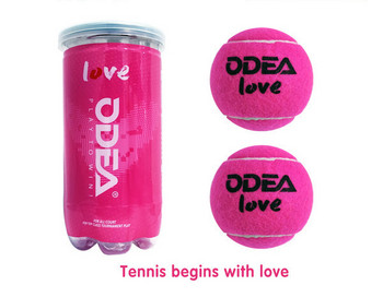 Топки за тенис в розов цвят - 2броя
