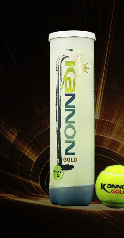 Μπάλα τένις με επιγραφή σε πράσινο χρώμα