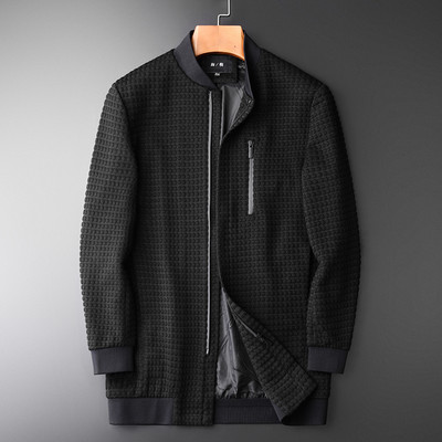 Jachetă lungă de primăvară-toamnă cu fermoar