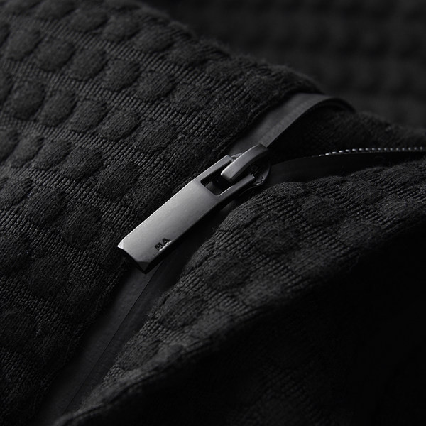 Jachetă lungă de primăvară-toamnă cu fermoar