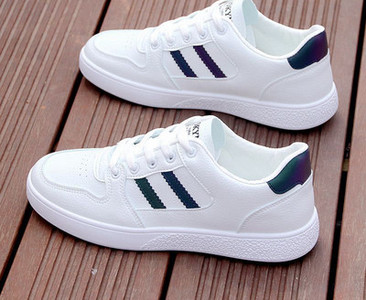 Έκο δερμάτινα αθλητικά παπούτσια με επίπεδη σόλα για άνδρες