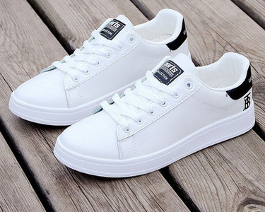 Έκο δερμάτινα αθλητικά παπούτσια με επίπεδη σόλα για άνδρες