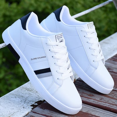 Ανδρικά αθλητικά παπούτσια casual από οικολογικό δέρμα σε διαφορετικά μοντέλα