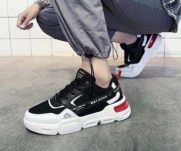 Ανδρικά casual αθλητικά παπούτσια με επίπεδη σόλα