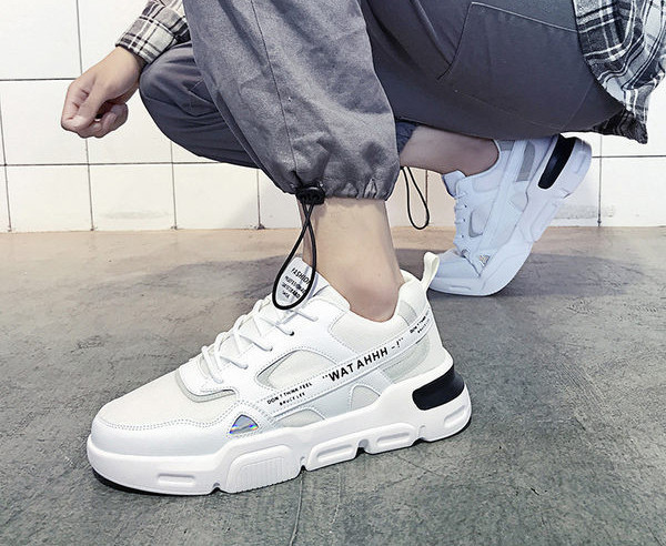 Ανδρικά casual αθλητικά παπούτσια με επίπεδη σόλα