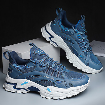 Μοντέρνα ανδρικά sneakers με αντανακλαστικές λωρίδες