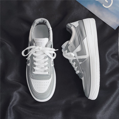 Ανδρικά sneakers από οικολογικό δέρμα άνοιξη-φθινόπωρο