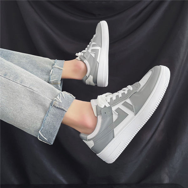 Ανδρικά sneakers από οικολογικό δέρμα άνοιξη-φθινόπωρο