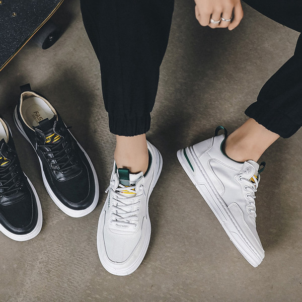 Adidași sport și casual pentru bărbați din piele ecologică