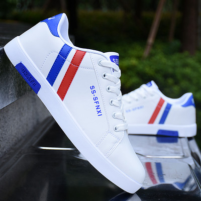 Casual ανδρικά αθλητικά παπούτσια με κορδόνια - επίπεδη σόλα