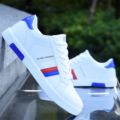 Casual ανδρικά αθλητικά παπούτσια με κορδόνια - επίπεδη σόλα