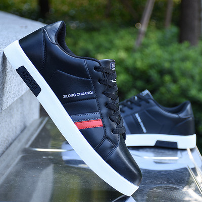 Casual ανδρικά αθλητικά παπούτσια με κορδόνια - επίπεδη σόλα