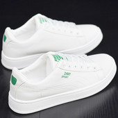 Ανδρικά παπούτσια από faux δέρμα με επίπεδη σόλα - διάφορα μοντέλα