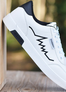 Ανδρικά παπούτσια από faux δέρμα με επίπεδη σόλα - διάφορα μοντέλα