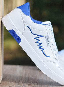 Ανδρικά παπούτσια από faux δέρμα με επίπεδη σόλα - διάφορα μοντέλα