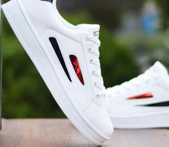 Ανδρικά παπούτσια από faux δέρμα με επίπεδη σόλα - διάφορα μοντέλα