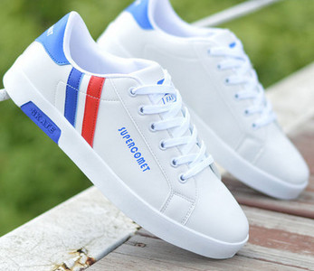 Ανδρικά παπούτσια από faux δέρμα με επίπεδη σόλα - διάφορα μοντέλα