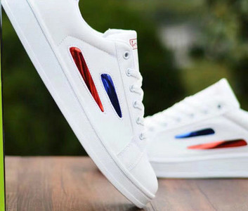 Ανδρικά παπούτσια από faux δέρμα με επίπεδη σόλα - διάφορα μοντέλα