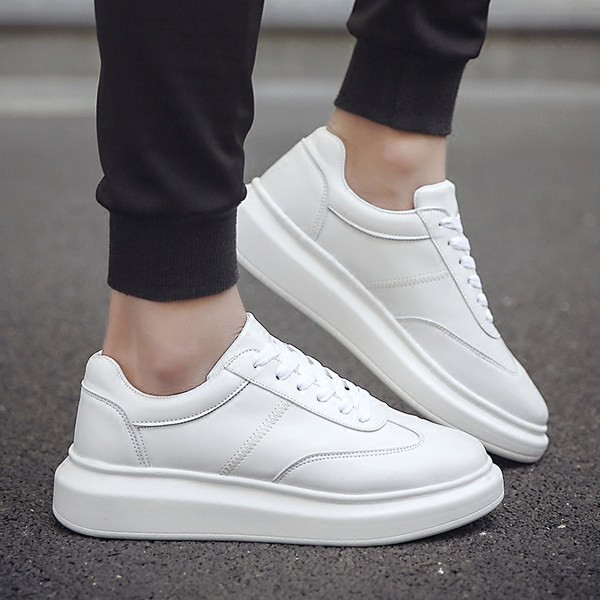 Tenisi model uni din imitatie de piele potriviti pentru barbati si femei