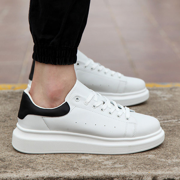 Tenisi model uni din imitatie de piele potriviti pentru barbati si femei