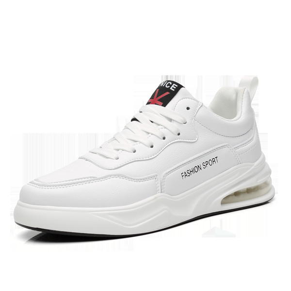 Ανδρικά αθλητικά παπούτσια από faux δέρμα με αεροθάλαμο