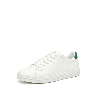 Ανδρικά sneakers από οικολογικό δέρμα σε λευκό χρώμα
