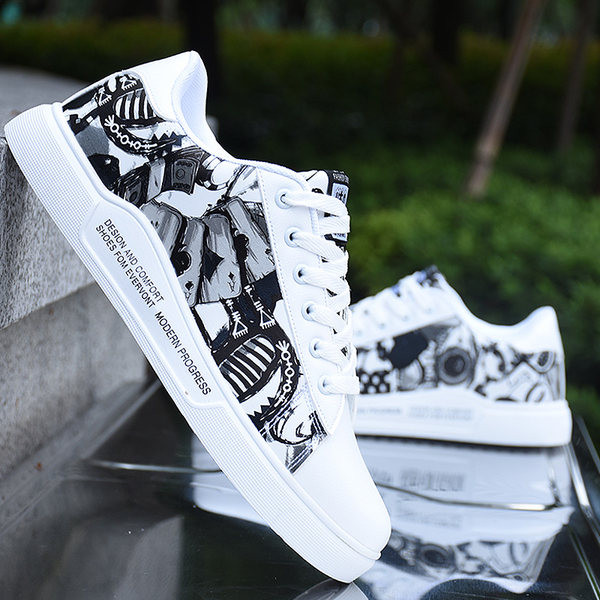 Ležerne muške tenisice u preljevnim bojama, skate model