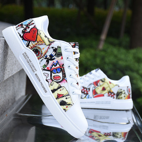 Ležerne muške tenisice u preljevnim bojama, skate model