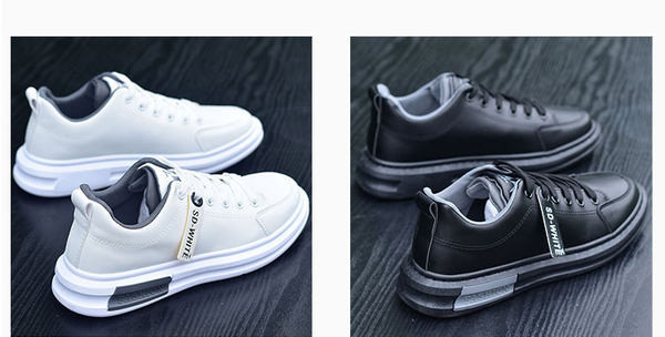 Muške tenisice od umjetne kože - ravni potplat