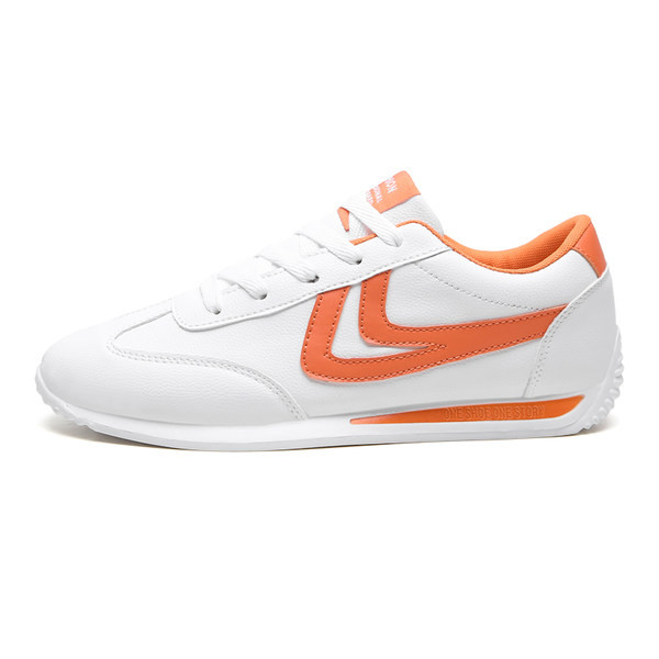 Ανδρικά αθλητικά παπούτσια από οικολογικό δέρμα - επίπεδη σόλα