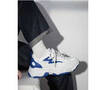 Γυναικεία αθλητικά παπούτσια με κορδόνια και τραχιά σόλα - διάφορα χρώματα