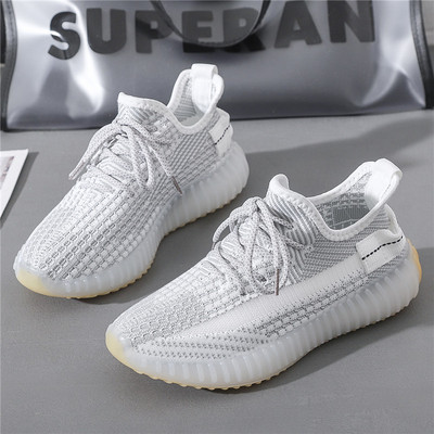 Γυναικεία υφασμάτινα αθλητικά παπούτσια με κορδόνια και σόλα σιλικόνης