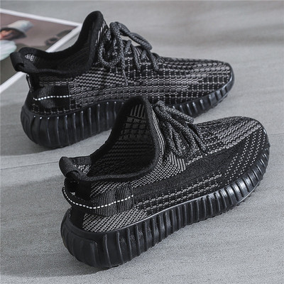 Γυναικεία υφασμάτινα αθλητικά παπούτσια με κορδόνια και σόλα σιλικόνης