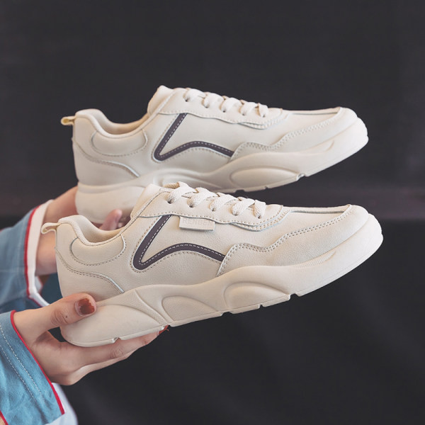 Γυναικεία casual αθλητικά παπούτσια με κορδόνια και επίπεδη σόλα